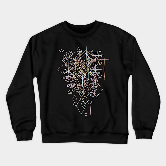 diamond abstract Crewneck Sweatshirt by Nikokosmos